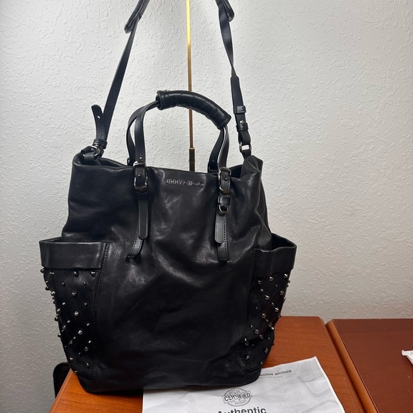 Jimmy Choo Black Quilted Leather Handbag - Picture 4 of 16